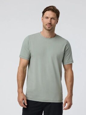 Vuori Sage Green Short Sleeve Crew Tee
